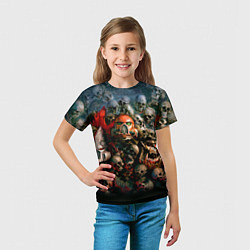 Футболка детская Warhammer 40k: Skulls, цвет: 3D-принт — фото 2