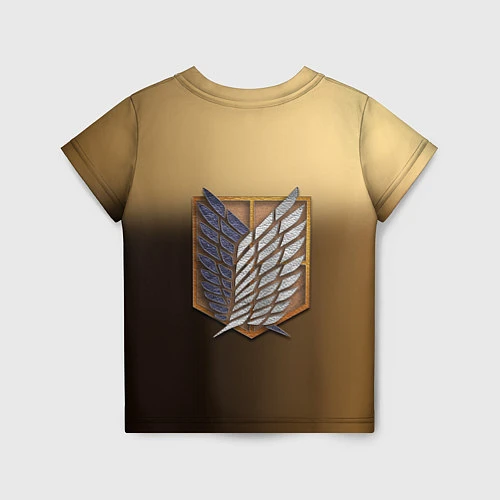 Детская футболка Атака Титанов / 3D-принт – фото 2