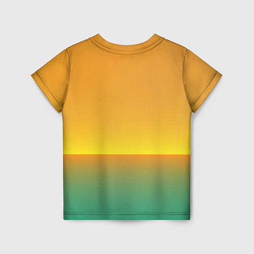 Детская футболка Летний пляж / 3D-принт – фото 2