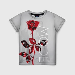 Футболка детская Depeche Mode: Red Rose, цвет: 3D-принт