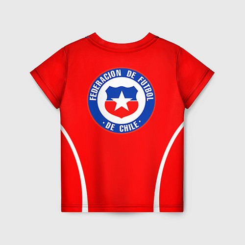 Детская футболка Chile: Alexis Sanchez / 3D-принт – фото 2