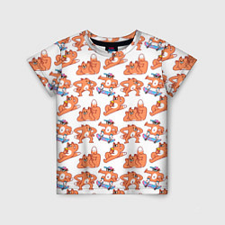 Детская футболка Стикеры с лисом