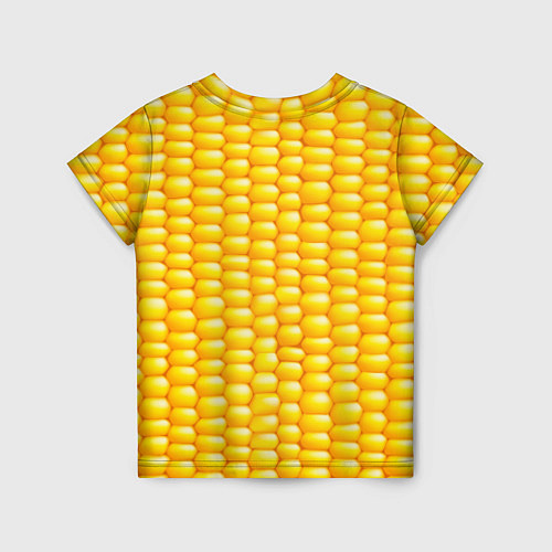 Детская футболка Сладкая вареная кукуруза / 3D-принт – фото 2