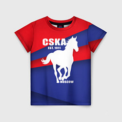 Футболка детская CSKA est. 1911, цвет: 3D-принт