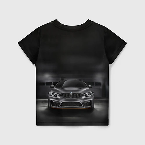 Детская футболка BMW серебро / 3D-принт – фото 2