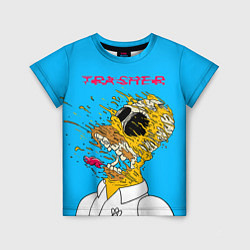 Детская футболка Trasher Homer