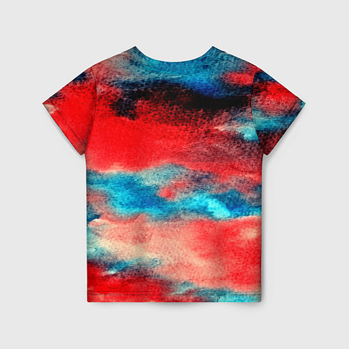Детская футболка Watercolor / 3D-принт – фото 2