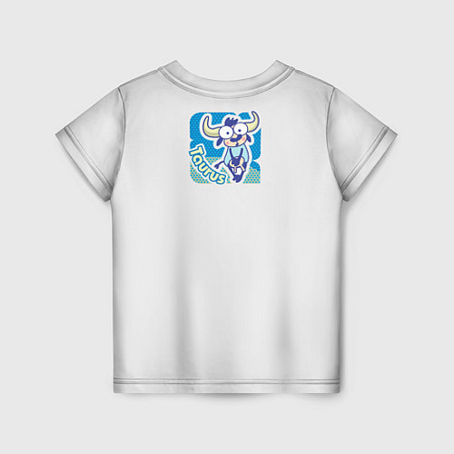 Детская футболка Телец: Taurus / 3D-принт – фото 2
