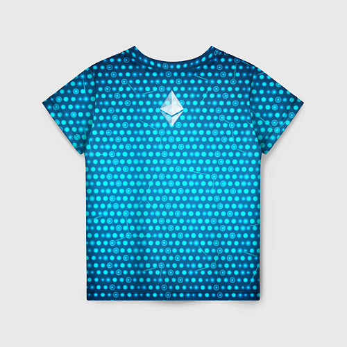 Детская футболка Blue Ethereum / 3D-принт – фото 2