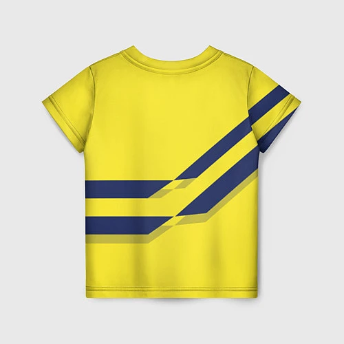 Детская футболка Arsenal FC: Yellow style / 3D-принт – фото 2