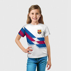 Футболка детская FC Barcelona, цвет: 3D-принт — фото 2