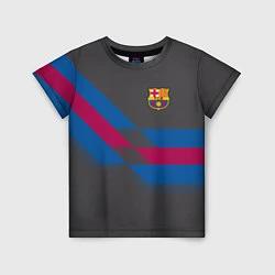 Футболка детская Barcelona FC: Dark style, цвет: 3D-принт