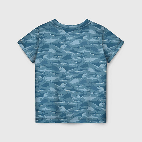 Детская футболка Мир акул / 3D-принт – фото 2