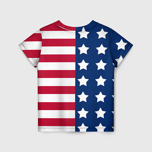Детская футболка USA Flag / 3D-принт – фото 2