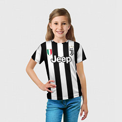 Футболка детская Juventus FC: Dybala Home 17/18, цвет: 3D-принт — фото 2