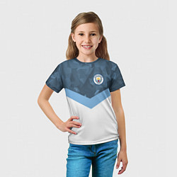Футболка детская Manchester City FC: Sport, цвет: 3D-принт — фото 2