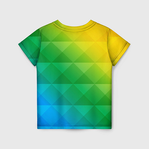 Детская футболка Colored wall / 3D-принт – фото 2
