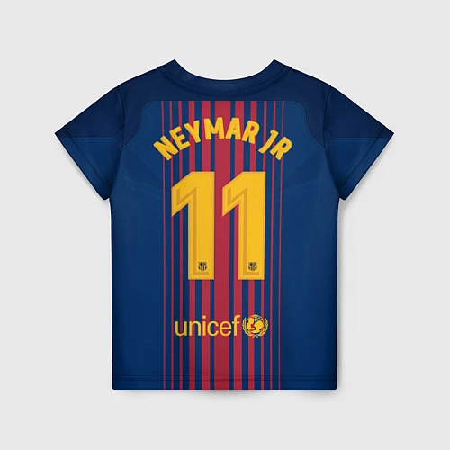 Детская футболка Barcelona FC: Neymar Home 17/18 / 3D-принт – фото 2