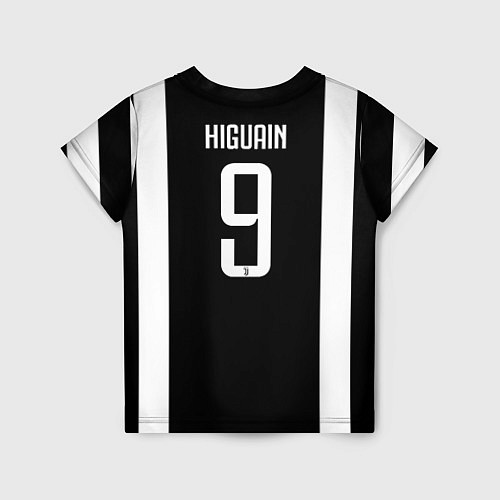 Детская футболка Juventus FC: Higuain Home 17/18 / 3D-принт – фото 2