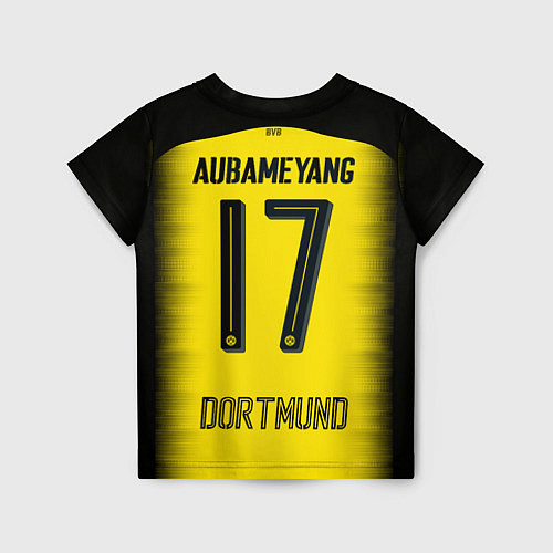 Детская футболка BVB FC: Aubameyang Away 17/18 / 3D-принт – фото 2