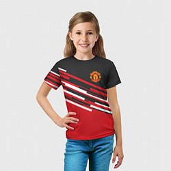 Футболка детская Man UTD FC: Sport Line 2018, цвет: 3D-принт — фото 2