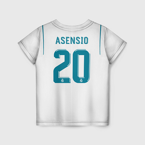 Детская футболка Real Mardid FC: Asensio Home 17/18 / 3D-принт – фото 2