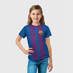 Футболка детская FC Barcelona: Creative, цвет: 3D-принт — фото 2