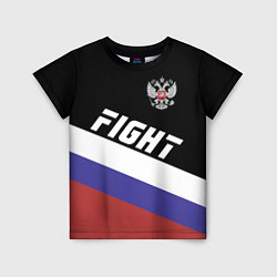 Футболка детская Fight Russia, цвет: 3D-принт