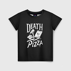 Футболка детская Death By Pizza, цвет: 3D-принт