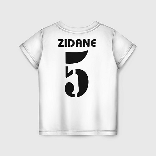 Детская футболка Zidane ретро / 3D-принт – фото 2