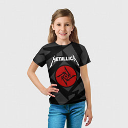Футболка детская Metallica Star, цвет: 3D-принт — фото 2