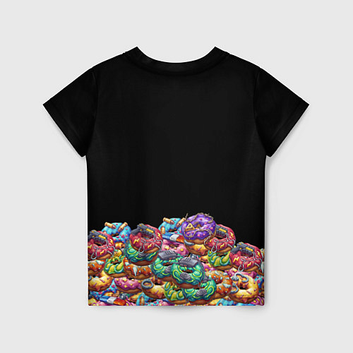 Детская футболка Simpsons Donuts / 3D-принт – фото 2