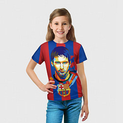 Футболка детская Lionel Messi, цвет: 3D-принт — фото 2