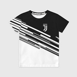Футболка детская FC Juventus: B&W Line, цвет: 3D-принт