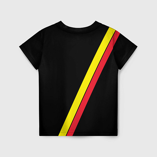 Детская футболка Сборная Бельгии / 3D-принт – фото 2