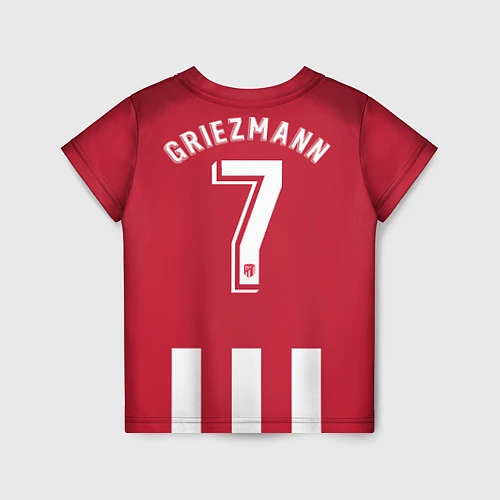 Детская футболка FC Atletico Madrid: Griezmann Home 18/19 / 3D-принт – фото 2