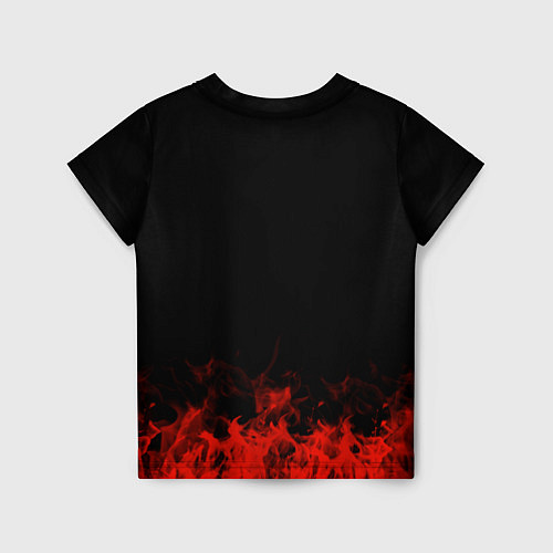 Детская футболка The Offspring: Red Flame / 3D-принт – фото 2