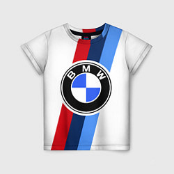 Футболка детская BMW M: White Sport, цвет: 3D-принт