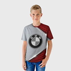 Футболка детская BMW: Red Metallic, цвет: 3D-принт — фото 2