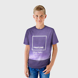 Футболка детская Pantone: Ultra Violet Space, цвет: 3D-принт — фото 2