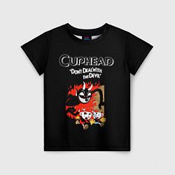 Футболка детская Cuphead: Hell Devil, цвет: 3D-принт