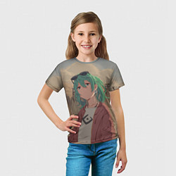 Футболка детская Vocaloid, цвет: 3D-принт — фото 2