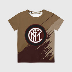 Футболка детская FC Inter: Abstract style, цвет: 3D-принт