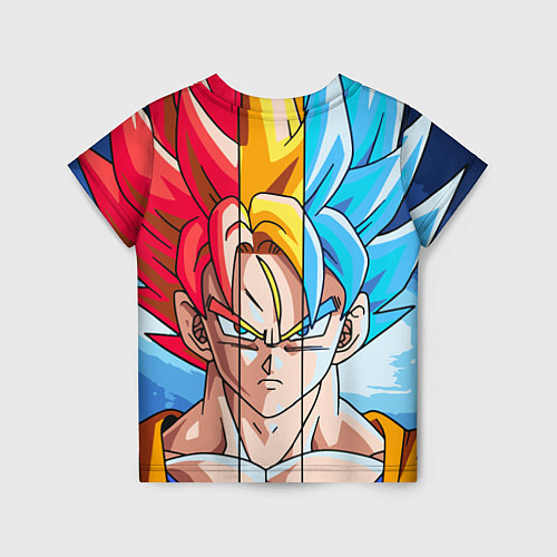 Детская футболка Colour Goku / 3D-принт – фото 2