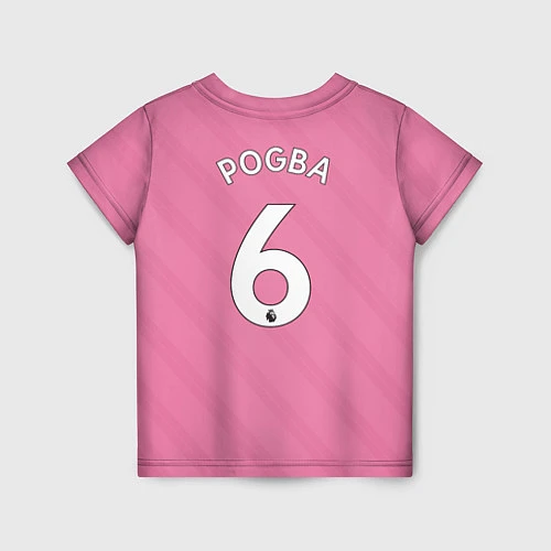 Детская футболка FC MU: Pogba Third 18/19 / 3D-принт – фото 2