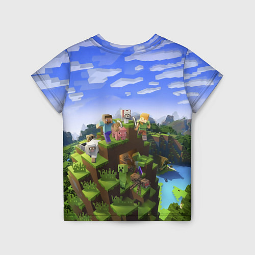Детская футболка Minecraft: Ольга / 3D-принт – фото 2