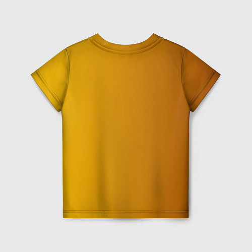Детская футболка Chevrolet желтый градиент / 3D-принт – фото 2
