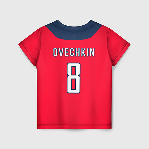 Детская футболка Washington Capitals: Ovechkin Red / 3D-принт – фото 2