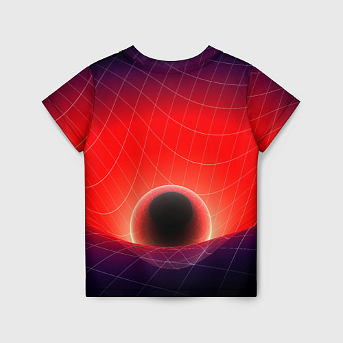 Детская футболка Неоновая сфера / 3D-принт – фото 2