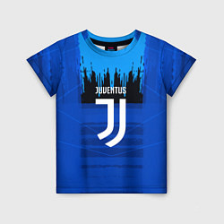 Детская футболка FC Juventus: Blue Abstract